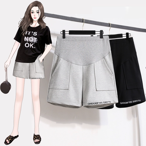 Шорты для беременных, тонкие штаны для отдыха, летние леггинсы, летняя одежда, оверсайз, свободный крой, большой размер, подходит для подростков