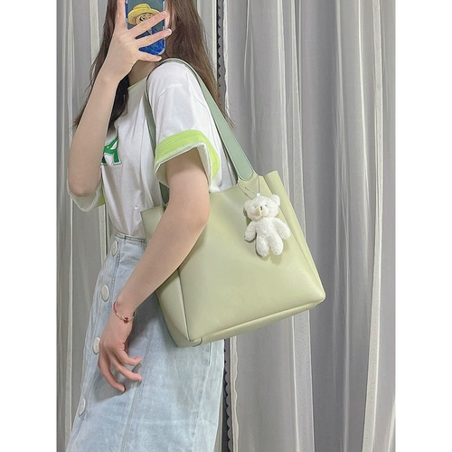 Вместительная и большая сумка через плечо, брендовая универсальная сумка на одно плечо, в корейском стиле