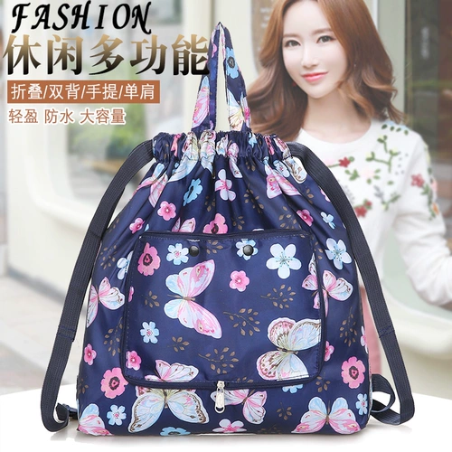 Водоотталкивающий рюкзак подходит для мужчин и женщин, спортивная вместительная и большая спортивная сумка, баскетбольная сумка для путешествий, на шнурках