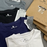 Кожаная коробка, упаковка, футболка, комплект, оверсайз, короткий рукав