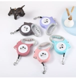 Собака Автоматическая телескопическая тяговая веревка 5 -метровая лампа маленькая и маленькая собачья однозначная управляющая взрыв -защищенная против прочная собачья веревка для собак с собакой