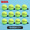 12 tennis balls with strings