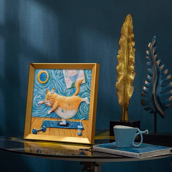 Трехмерная цифровая современная раскраска, «сделай сам», ручная роспись