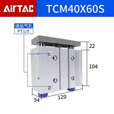 Xi lanh AirTac TCL/TCM12/16/20/25/32/40X10S/20S/30S/40S/50S/75S