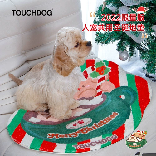 Touchdog его собачья спальные колодки в колодках собачьих гнезд в зимних теплых питомцах зимой теплый рождественский ковер зимой