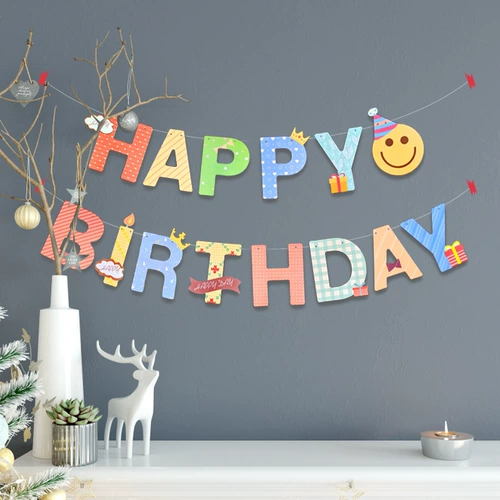 Корейский инспинг день рождения алфавит плюс баннер Детский детский детский дни для вечеринки по случаю дня рождения