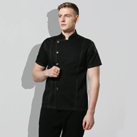 Черный топ с короткими рукавами