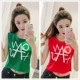 2018 new sling Harajuku vest nữ mùa hè mặc sexy rốn sang trọng nhỏ tươi mát áo thun không tay - Áo ba lỗ