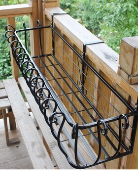 铁艺挂架花架壁挂式花盆架户外阳台支架绿萝吊架挂钩挂架吊兰花篮