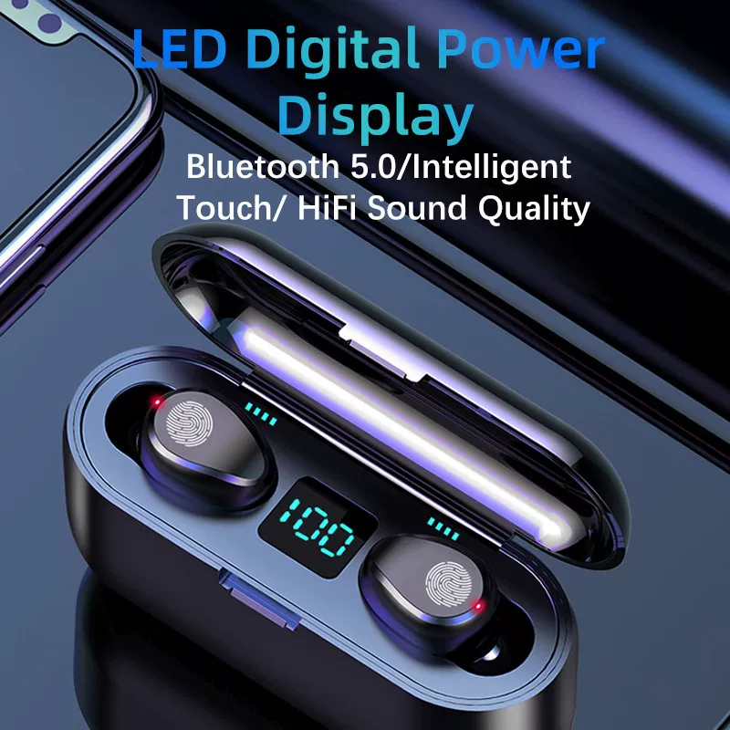 Беспроводные наушники Bluetooth 5.0, беспроводной наушник TWS HIFI беспроводной гарнитуры
