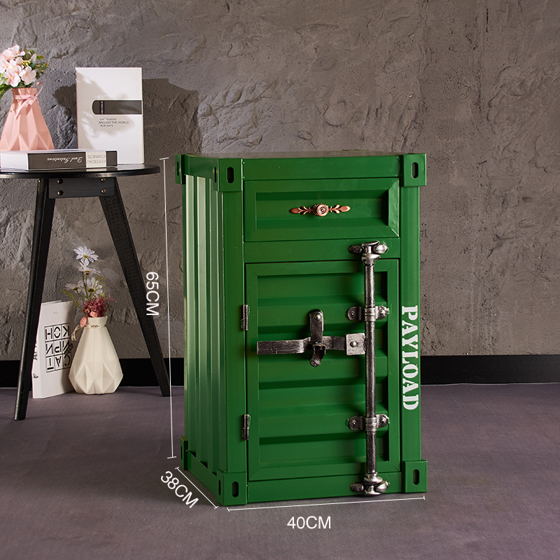 green-single-door-single-drawer