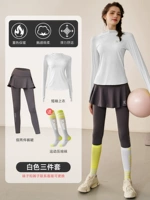 Белый комплект, штаны для спортзала