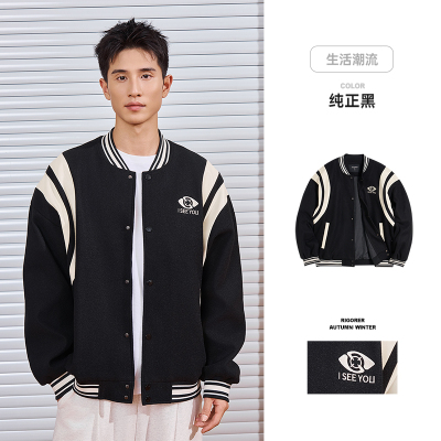 准者经典棒球服美式复古夹克外套