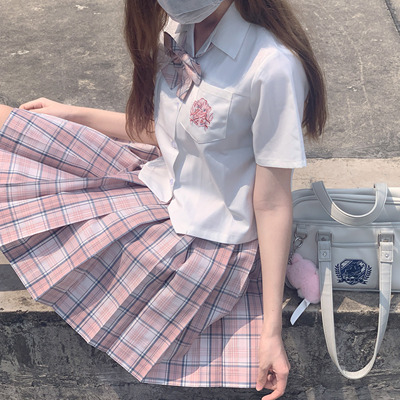 taobao agent Plaid student pleated skirt, uniform, mini-skirt, for elementary school students
