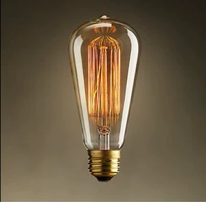 Edison Board Retro Art Персонализированное гостевое ресторан Bar Creative Wungsten Silk E27 Ball Bubble Carbon Silk Fireworks