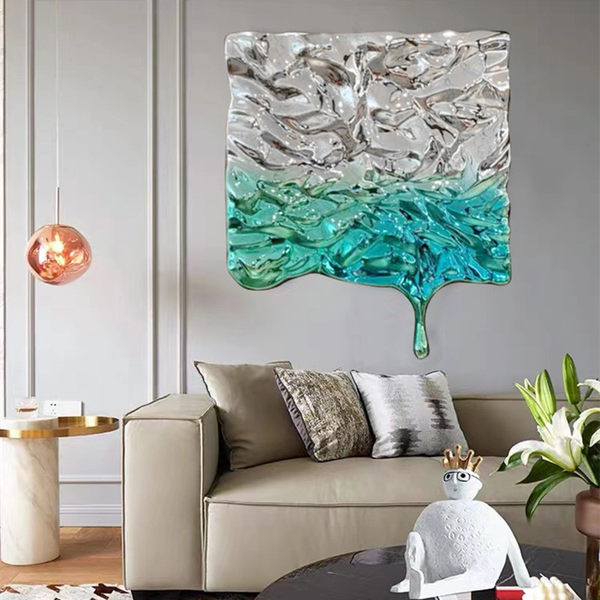 Модель между косметология больница волны картины Роскошный метоп Декоративный декоративный Галерея вход трехмерный брелок физическая рисование