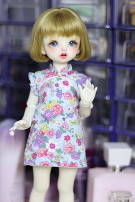 taobao agent BJD baby clothing six points, six points, six points, five -point rabbit Doudou cheongsam (excluding dolls)