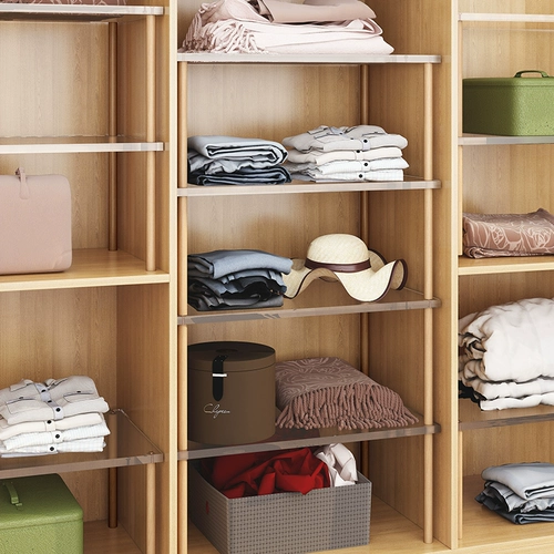 Шкаф слоистые полки гардеробная перегородка