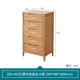Shengshi Linyuan tủ gỗ rắn của ngăn kéo Tủ lưu trữ của Mỹ thân thiện với môi trường gỗ óc chó Bắc Âu tủ lưu trữ phòng ngủ tủ ngăn kéo - Buồng