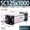 Xi lanh SC dòng khí nén nhỏ lực đẩy lớn tiêu chuẩn SC32x40x50x63x80x100x125x160-S xylanh 1 chiều tn25x100 s xy lanh Xi lanh khí nén