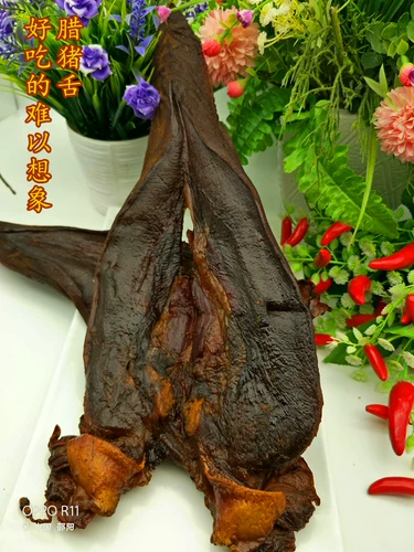 Хунаньский специальный восковый язык свиньи 500 г копченый язык бекон, вкус колбаса с беконом, вкус, восковая свинья