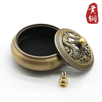 Драконьский шарик плоский дно горелка благовония (с вставкой благовоний+хлопок)