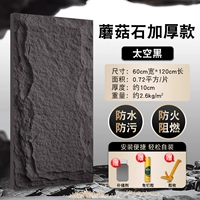 Грибная каменная интенсивная модель 1200*600 мм космос черный