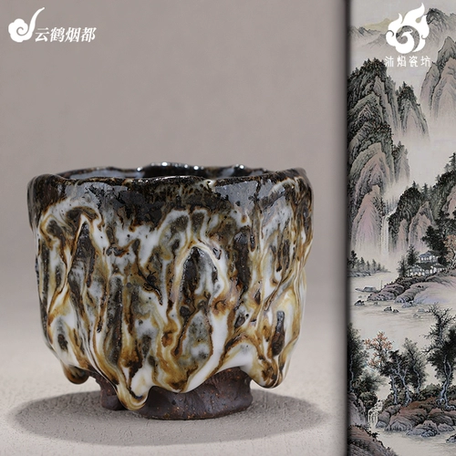 Му Ян Ван Чжунвей Коллекция художественной коллекции фарфоровая чистая ручная рука от Big Hand India Jiangshan B Master Cup Kung Fu Tea Set подарок