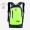 BGL07 Флуоресцентный зеленый рюкзак 50 * 18 * 32