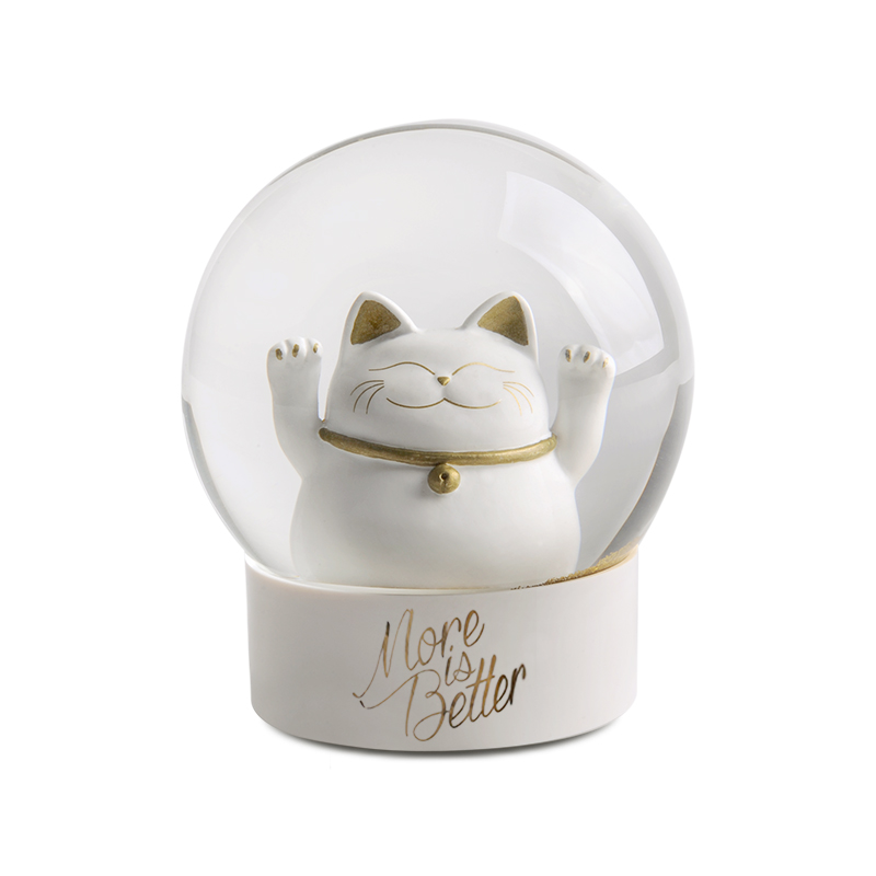 Fortune cat crystal ball Japanese creative lucky cat ornaments birthday gift for girls cash register gift small opening