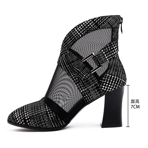 Летние сетчатые короткие сапоги, туфли, обувь, 2022, большой размер