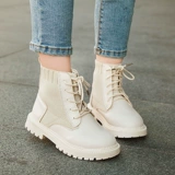 Martens, флисовые короткие сапоги для мальчиков в английском стиле, детские зимние ботинки, 2019 года, осенние, тренд сезона, в британском стиле