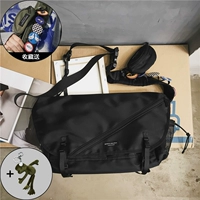 Черная + подвеска лягушка + подвесная сумка + Значок с одним покрой