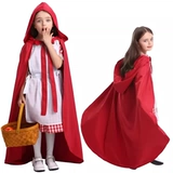 Красная шапочка, детский красный плащ для раннего возраста, косплей