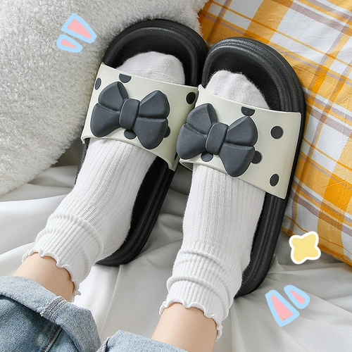Слайдеры, летние тапочки, милая нескользящая мультяшная обувь, мягкая подошва