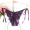 紫色性感开档内裤（系带款式胖瘦可穿）