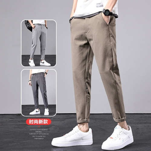 Летние штаны, осенний пиджак классического кроя, повседневные брюки для отдыха, коллекция 2022, свободный прямой крой, осенние