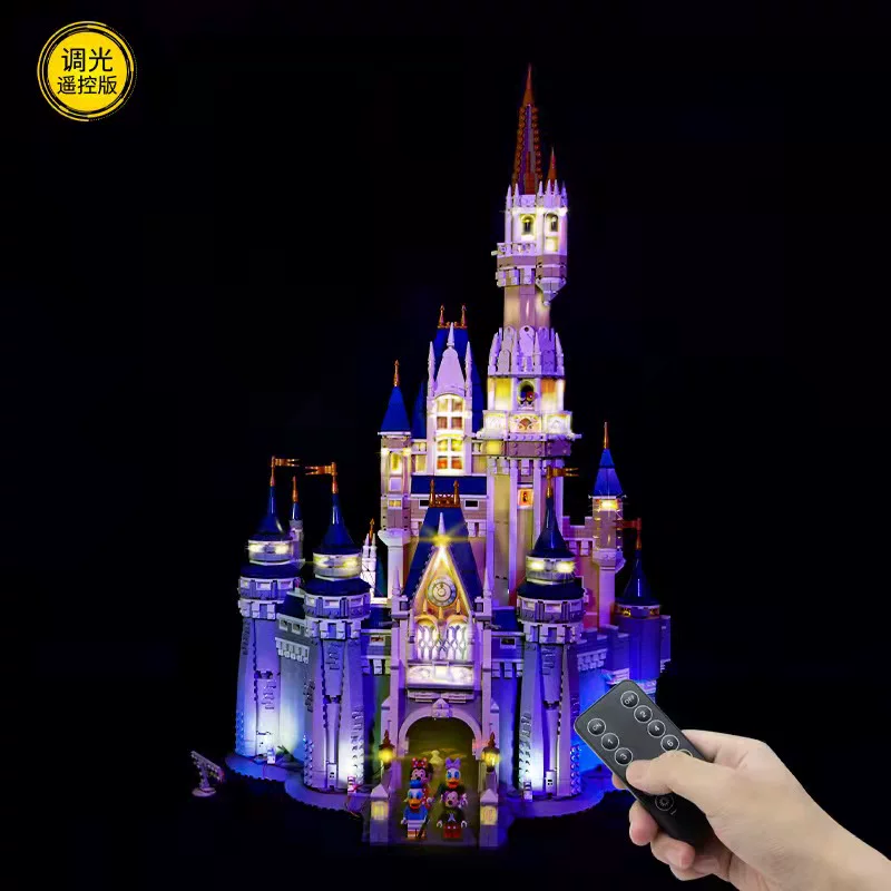 Совместимый с Lego, Disney легковесный замок, модифицированный конструктор, дистанционное управление