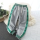 22Q07 Зеленая ширина спортивные брюки (серый)