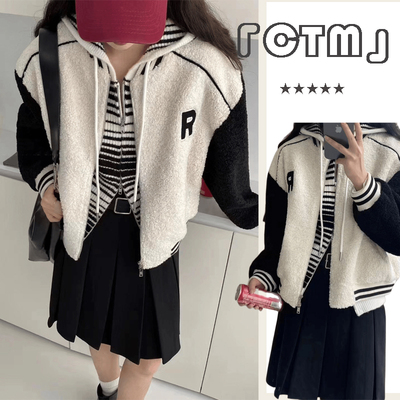 taobao agent Jacket with zipper, baseball uniform, train model, top, 2022 collection