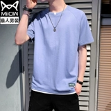 Футболка с коротким рукавом, мужская трендовая хлопковая брендовая универсальная летняя одежда, короткий рукав, оверсайз