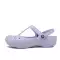 2024 Mới Retro Mary Jane Crocs Y Tá Chuyên Nghiệp Giày Sandal Nữ Chống Trơn Trượt Giày Đi Biển Dày Jelly Giày 