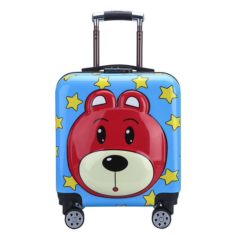 Children's suitcase boys and girls can sit on student trolley suitcase