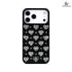 Bling World Hearts Rhinestones iPhone Polka Dot iPhone Case for iPhone 17, iPhone 17 Pro and iPhone 17 Pro Max
