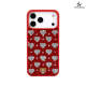 Bling World Hearts Rhinestones iPhone Polka Dot iPhone Case for iPhone 17, iPhone 17 Pro and iPhone 17 Pro Max