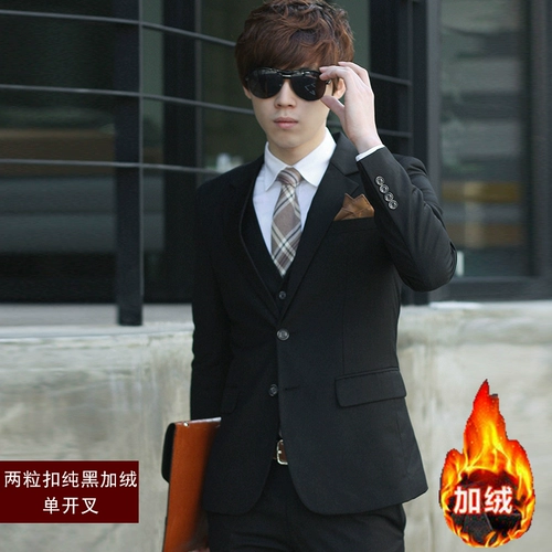 Весенний комплект, платье, пиджак классического кроя, 3 предмета, в корейском стиле