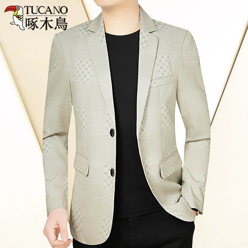 Весенний осенний мужской костюм для отдыха