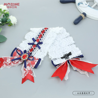 taobao agent Headband, fashionable hair accessory, Lolita style, lace dress