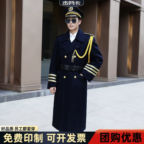 Длинное удерживающее тепло пальто, увеличенная толщина