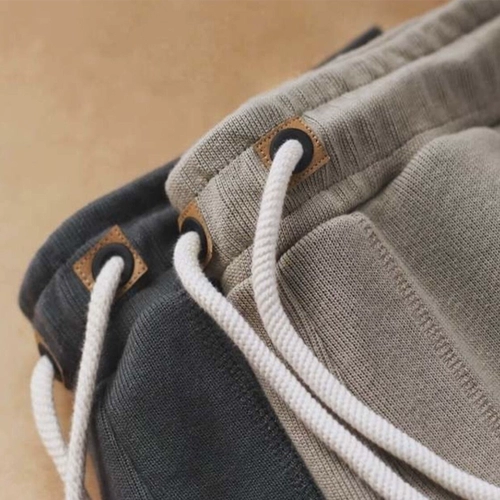 Мужские демисезонные утепленные трикотажные хлопковые штаны для отдыха, оверсайз